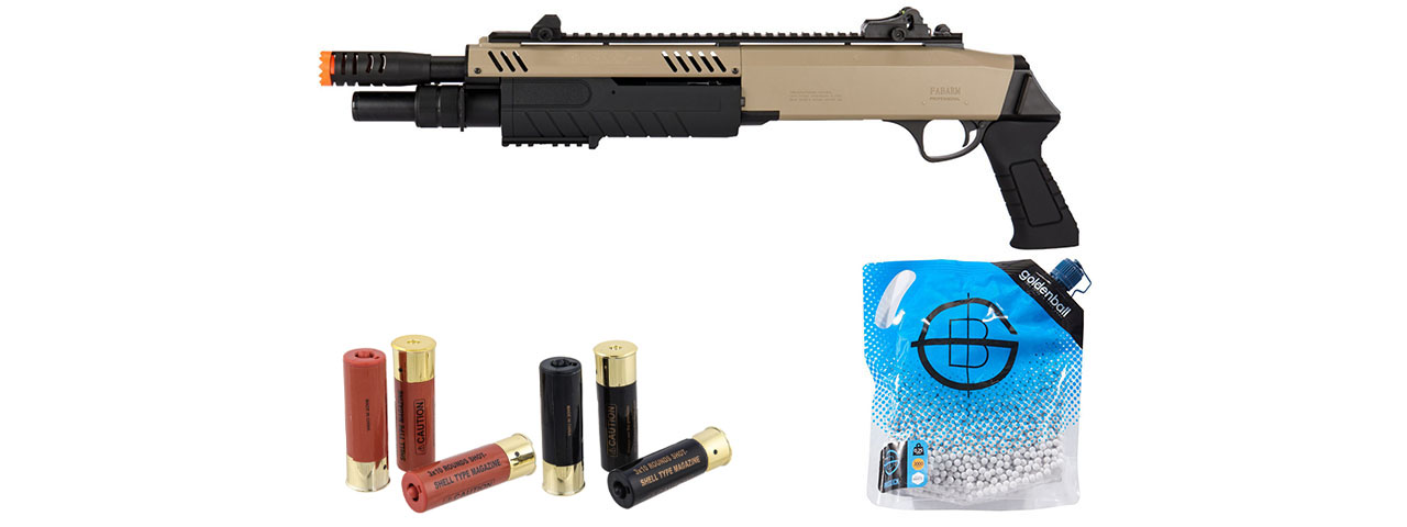 FABARM STF/12 Short Barrel Shotgun/Shell Combo - (Tan)