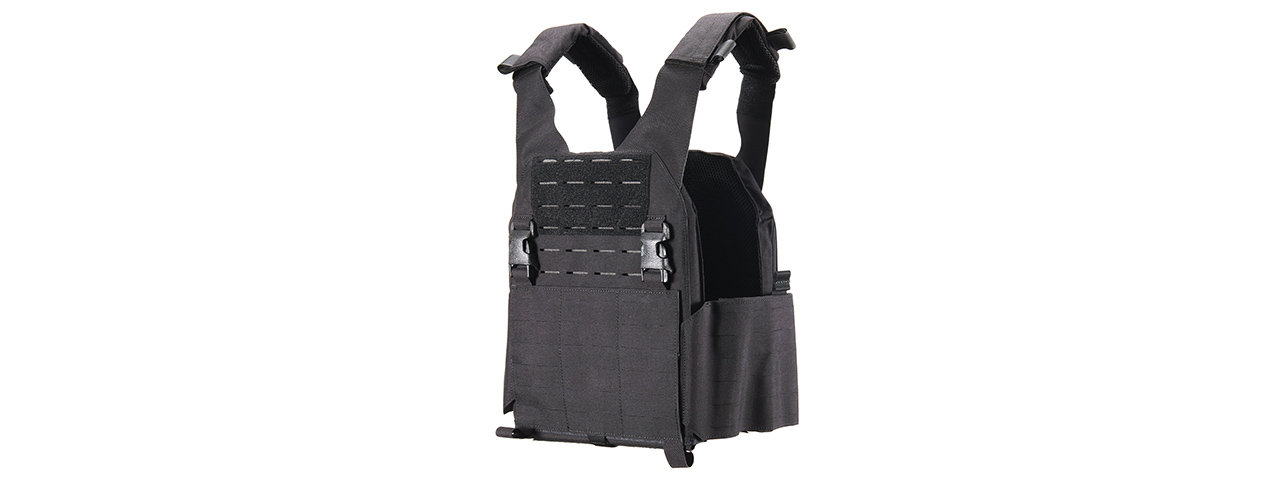 Code 11 Laser Cut Plate Carrier - (Black)