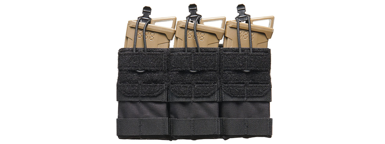 Code 11 Dual Purpose 5.56 Triple Magazine Pouch - (Black)
