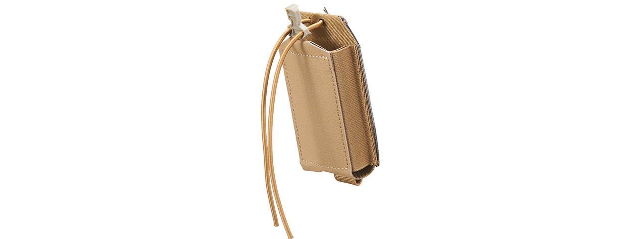 Lightweight Tactical Belt Horizontal Mag Pouch - (Tan)