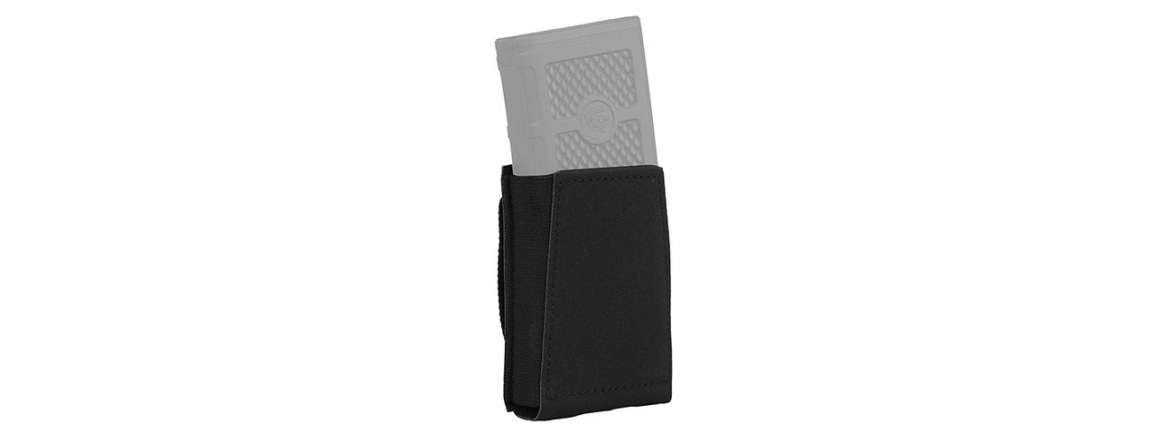 Code 11 Rifle Open Type Single Mag Pouch - (Black)