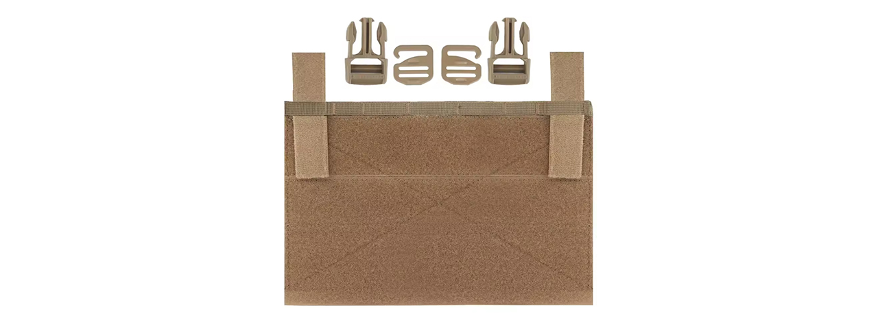Code 11 Tactical Vest Front Plate Adapter - (Tan)