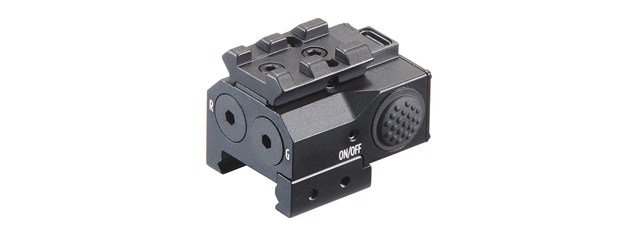 Lancer Tactical N/PEQ-15A DBAL-A2 GR Dual Laser Module with Picatinny Mount - (Black)