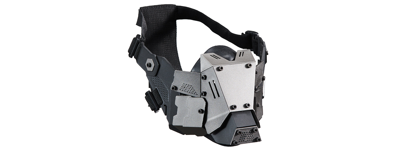 Lancer Tactical Cyberpunk Commander Full Face Mask (Black)