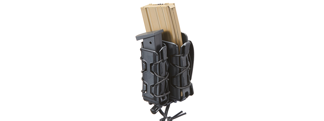 Lancer Tactical All Terrain Combo Magazine Holder - (Black)