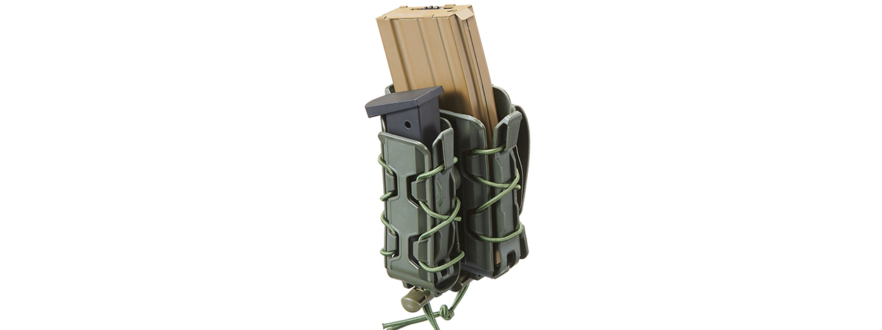 Lancer Tactical All Terrain Combo Magazine Holder - (OD Green)