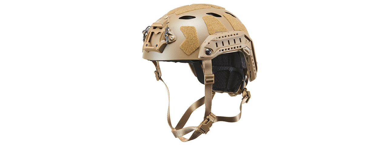 Lancer Tactical Fast SF High Cut Tactical Helmet - (Tan)