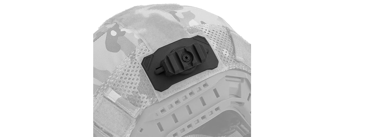 Lancer Tactical Universal Helmet Tactical Light Adapter (Black)