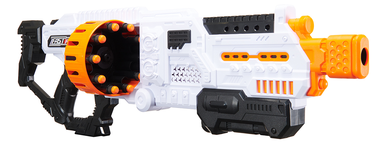 Cyber Walker Fast Space Electric Dart Blaster (White/Orange)