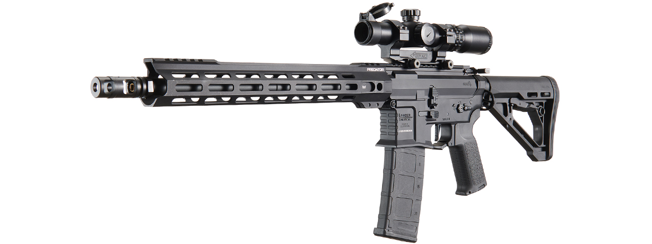 Dr. Gearbox Custom LT-42BV Gen 4 "ALPHA" 13" Full Metal AEG Rifle - (Black)