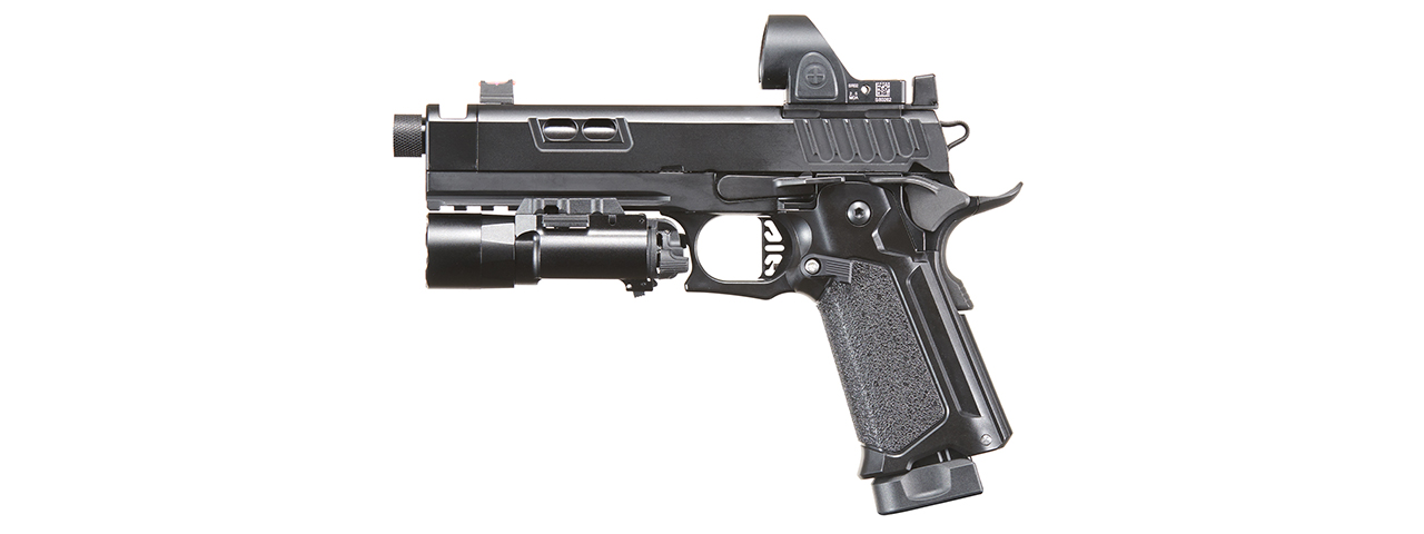 Custom Army Armament KAGE - R604 Hi-Capa Gas Blowback Airsoft Pistol - (Black)