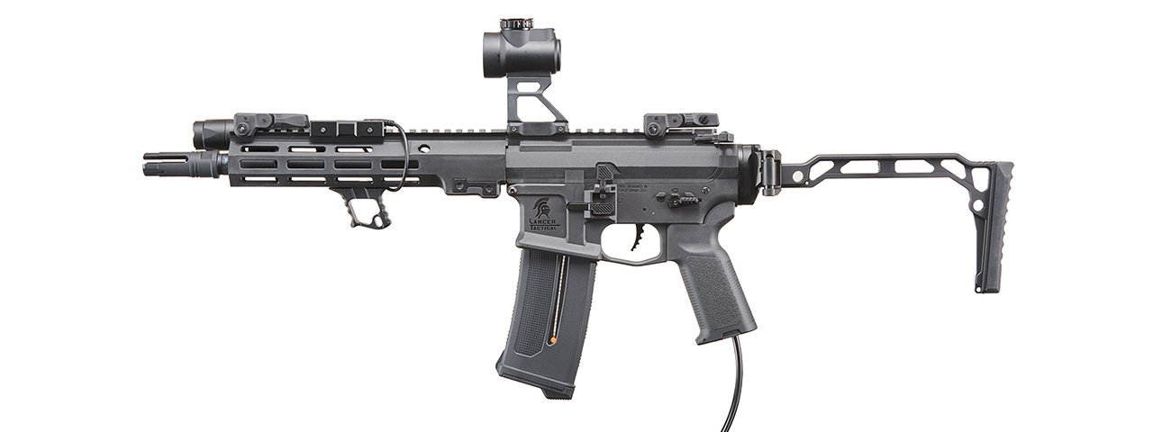 Custom Disrupt Gravity - Lancer Tactical Gen 2 Stalker 10" M4 HPA Airsoft Rifle Custom Disrupt Gravity - Lancer Tactical Gen 2 Stalker 10" M4 HPA Airsoft Rifle