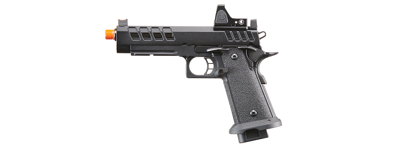Custom Lancer Tactical ACHILLES - Heracles Hi-Capa Gas Blowback Airsoft Pistol - (Black)
