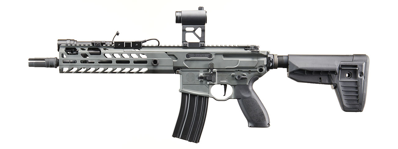 Custom Splinter - Sig Sauer PROFORCE MCX Virtus Airsoft AEG Rifle - (Dark Gray) Custom Splinter - Sig Sauer PROFORCE MCX Virtus Airsoft AEG Rifle - (Dark Gray)
