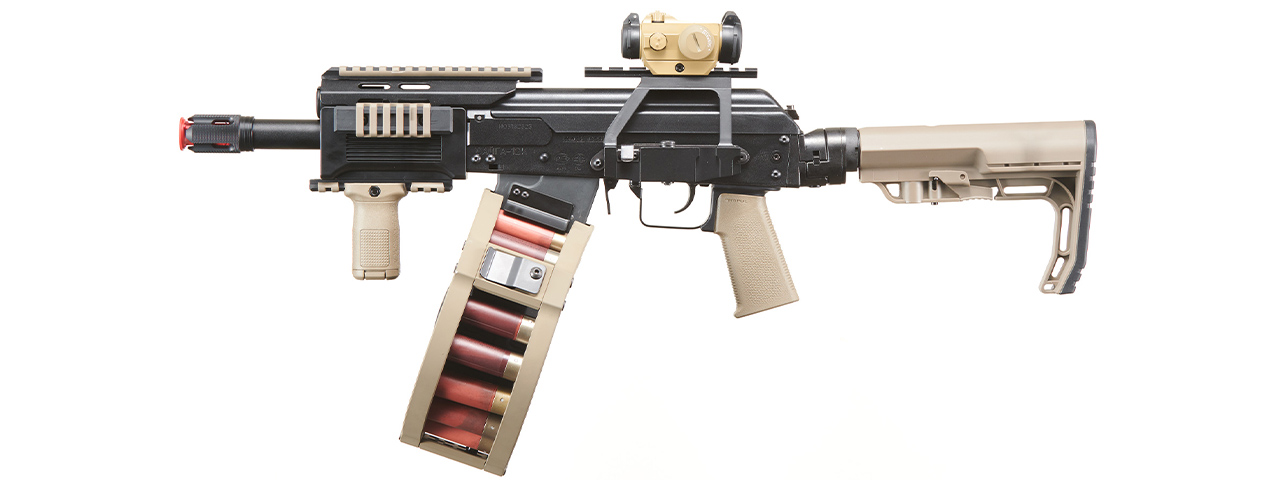 Custom Valdis - Tokyo Marui SAIGA-12 SBS Tri-Shot Gas Blowback Airsoft Shotgun