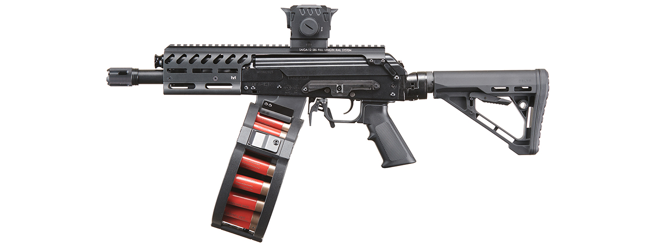 Custom Tokyo Marui CHERNOBOG - SAIGA-12 SBS Tri-Shot Gas Blowback Airsoft Shotgun