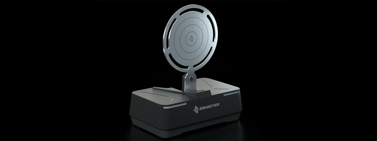 Eshooter Sentry 2 V504 Wireless Laser Training Target with RGB Sensor Light and Type-C Rechargeable - (Black)