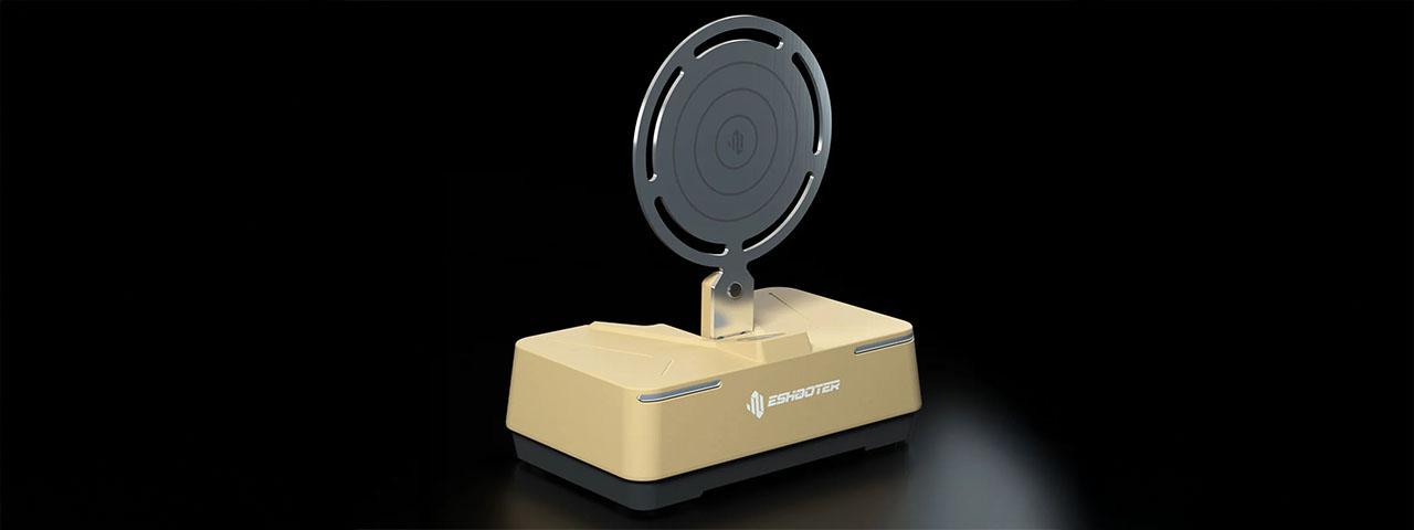 Eshooter Sentry 2 V504 Wireless Laser Training Target with RGB Sensor Light and Type-C Rechargeable - (Tan)