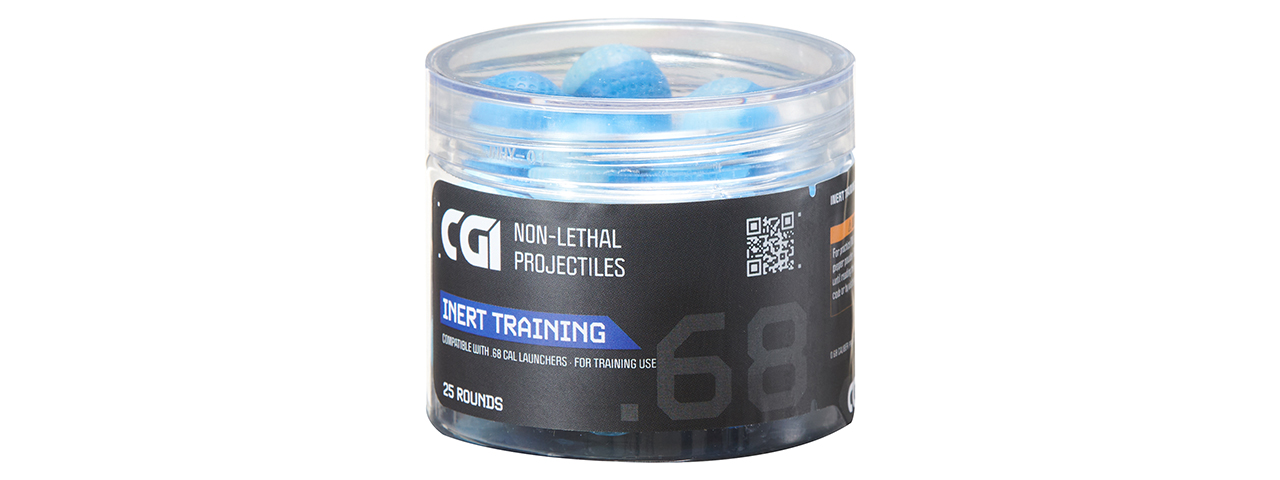 GoldenBall CGI .68 Caliber Non Lethal Training Projectiles - (Blue)