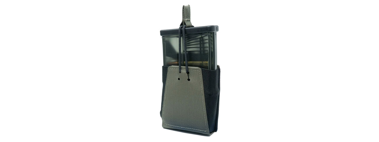 GBRS Group Single Rifle 7.62 Magazine Pouch w/ Bungee Retention - (Ranger Green)