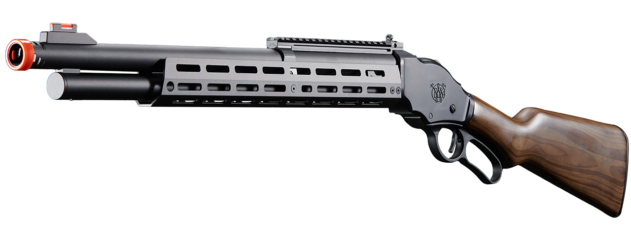 Golden Eagle Alpha Tactical Production A.T.87 Long Barrel Lever Action Gas Shotgun - (Black)