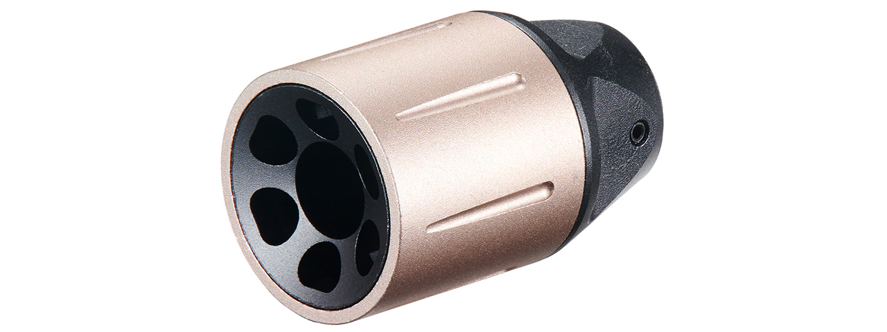 Golden Eagle MC6588/89M Airsoft Rifle Muzzle Brake - (Rose)