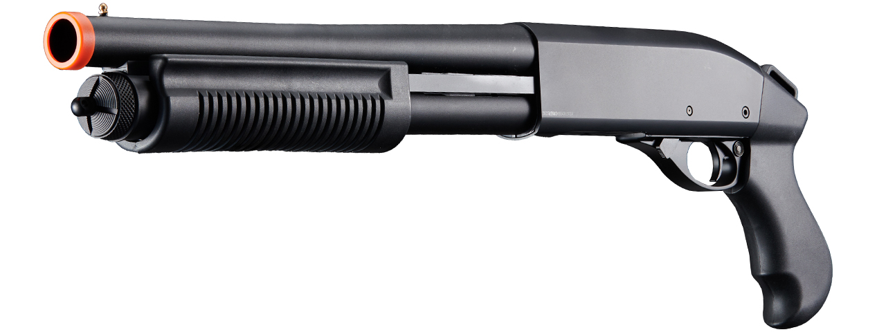 Golden Eagle M8881 3/6-Shot Pump Action Gas Airsoft Sawed-Off Shotgun - (Black)