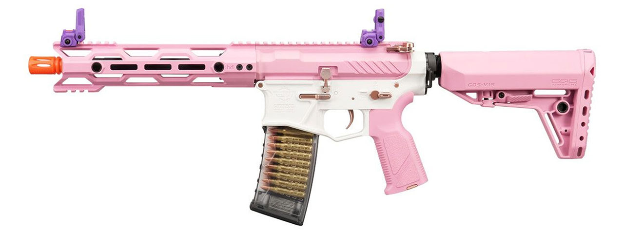G&G CM16 Stealth 556 AEG Airsoft Rifle - (Taffy Pink)