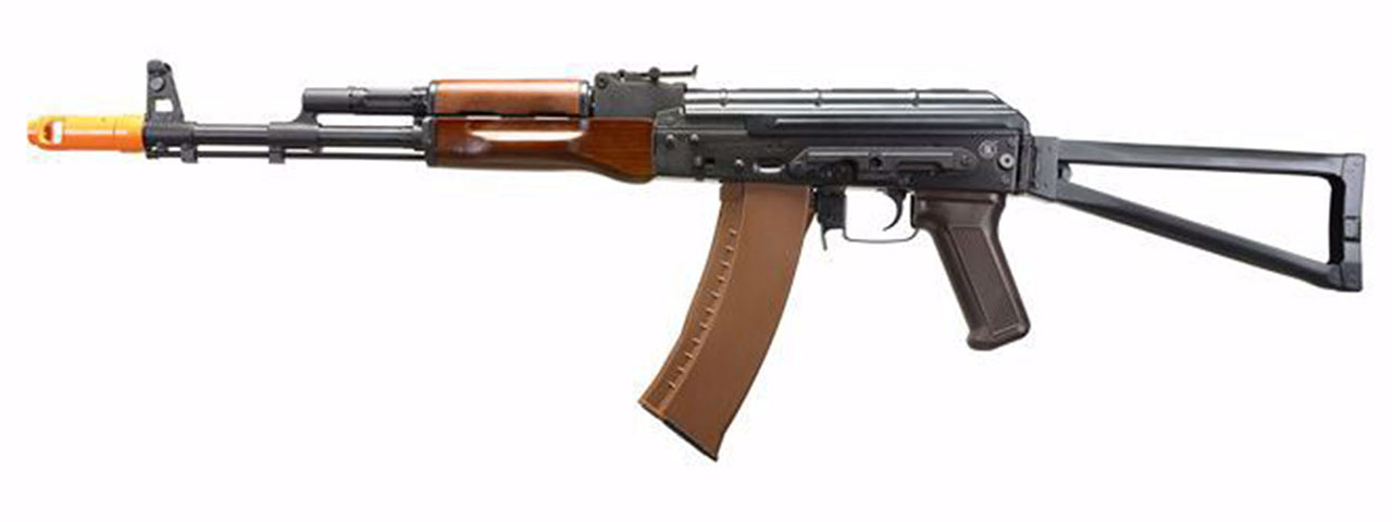 E&L AKS-74N Essential 2.0 AEG 6mm Airsoft Rifle w 1.0 ETU MOSFET & Folding Metal Stock