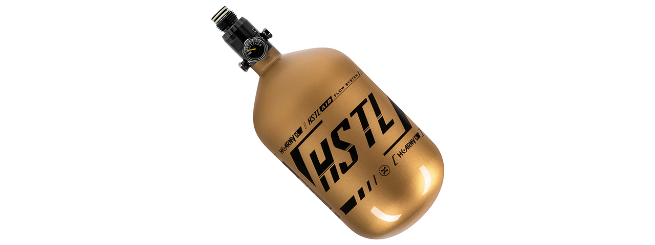 HSTL Carbon Fiber Tank Reg 68ci / 4500psi Standard - (Gold/Black)