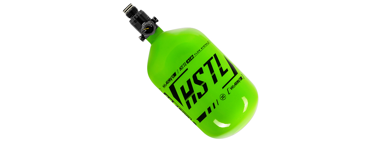 HSTL Carbon Fiber Tank Reg 68ci / 4500psi Standard - (Neon Green/Black)