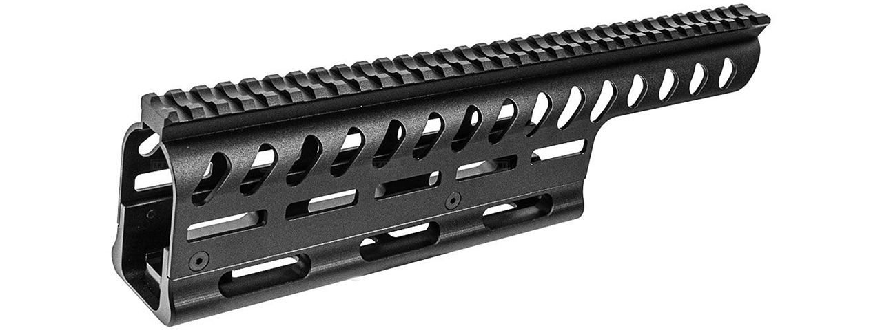 ITP M-LOK CNC Aluminum Handguard Rail For Marui TM SAIGA-12 GBB Series - (Black)