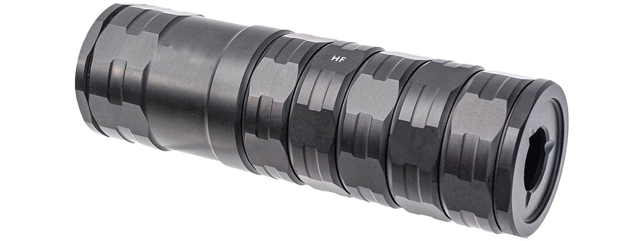 ITP Modular Airsoft Barrel Extension Mock Suppressor For Marui TM SAIGA 12 GBB Series - (Black)