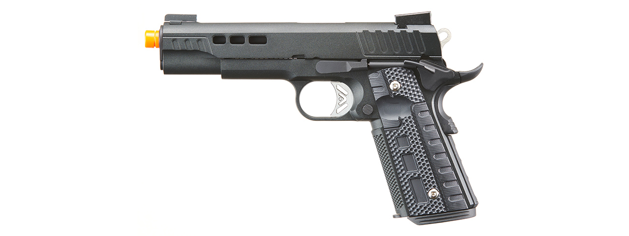 Ascend Airsoft KP1911 Custom Gas Blowback Airsoft Pistol (Color: Black)