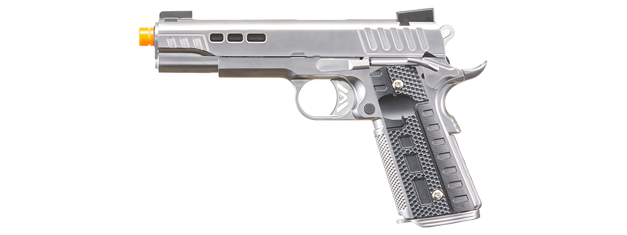 Ascend Airsoft KP1911 Custom Gas Blowback Airsoft Pistol (Color: Silver)