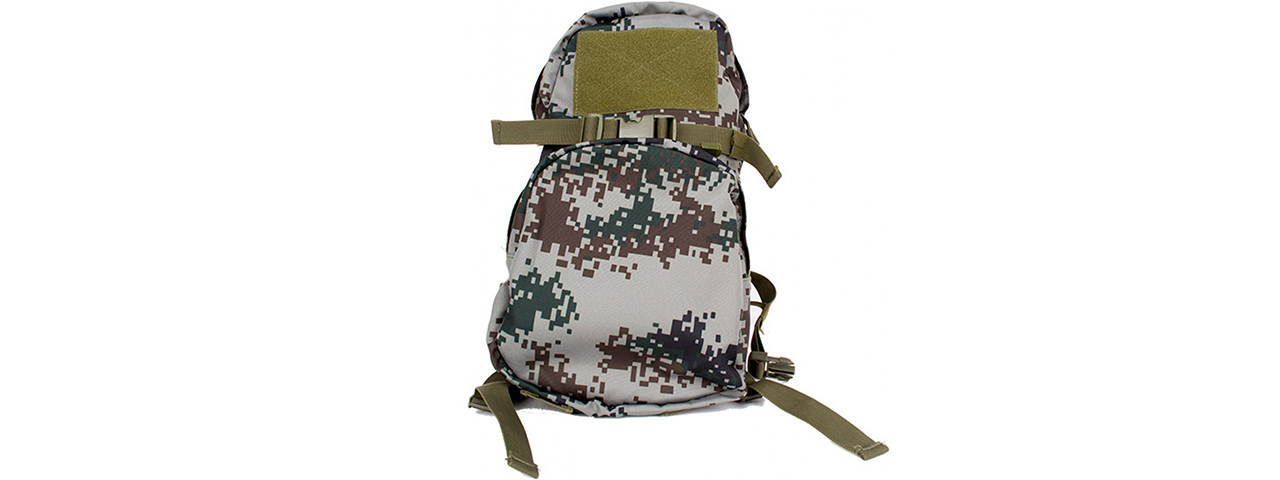 JAGUN TACTICAL AIRSOFT HYDRATION PACK W BLADDER STORAGE - PLA TYPE 07