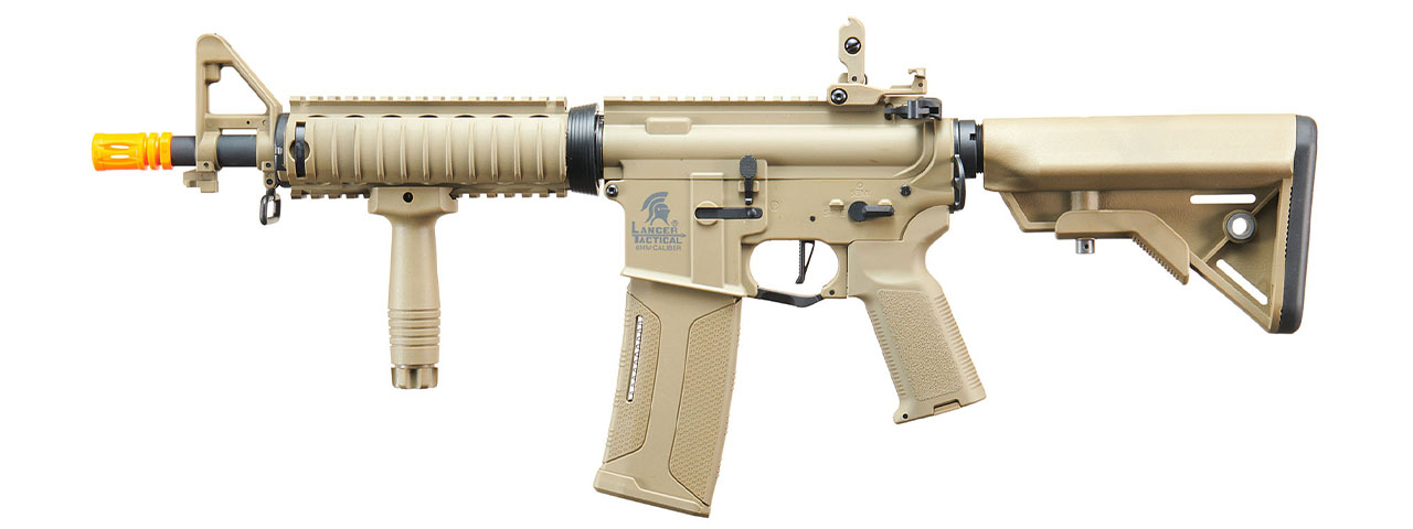 Lancer Tactical Gen 3 MK18 MOD 0 Field M4 Airsoft AEG Rifle (Color: Tan)