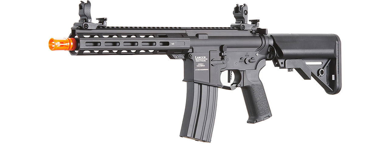Lancer Tactical Viking 10" M-LOK Proline Series M4 Airsoft Rifle w/ Crane Stock (Color: Black)
