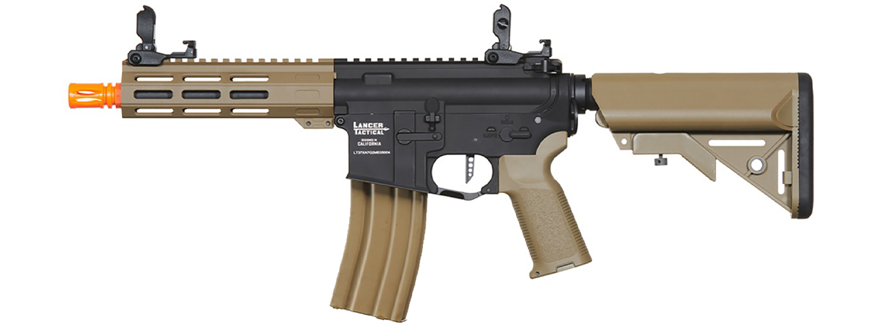 Lancer Tactical Mayhem 7" M-LOK Proline Series M4 Airsoft Rifle w/ Crane Stock (Color: Two-Tone)