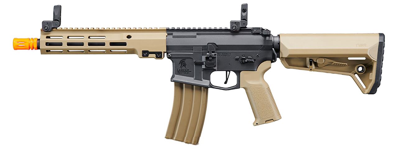 Lancer Tactical Gen 2 Stalker 10" M4 AEG Airsoft Rifle No Battery/Charger - (Tan)