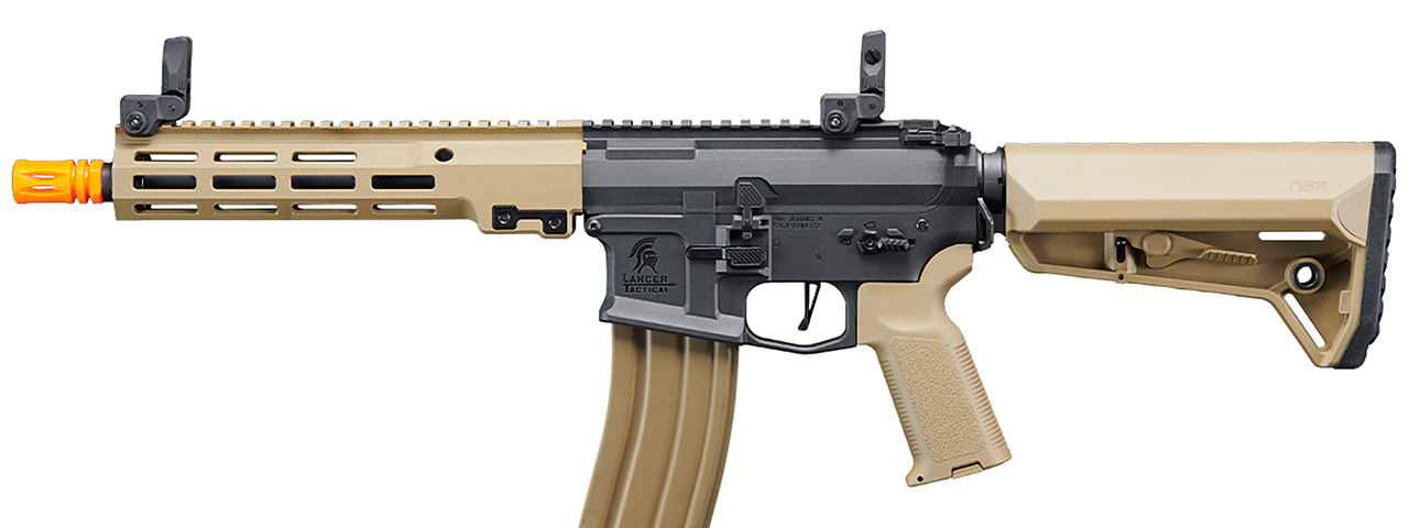 Lancer Tactical Gen 2 Stalker 10" M4 AEG Airsoft Rifle (Black/Tan)