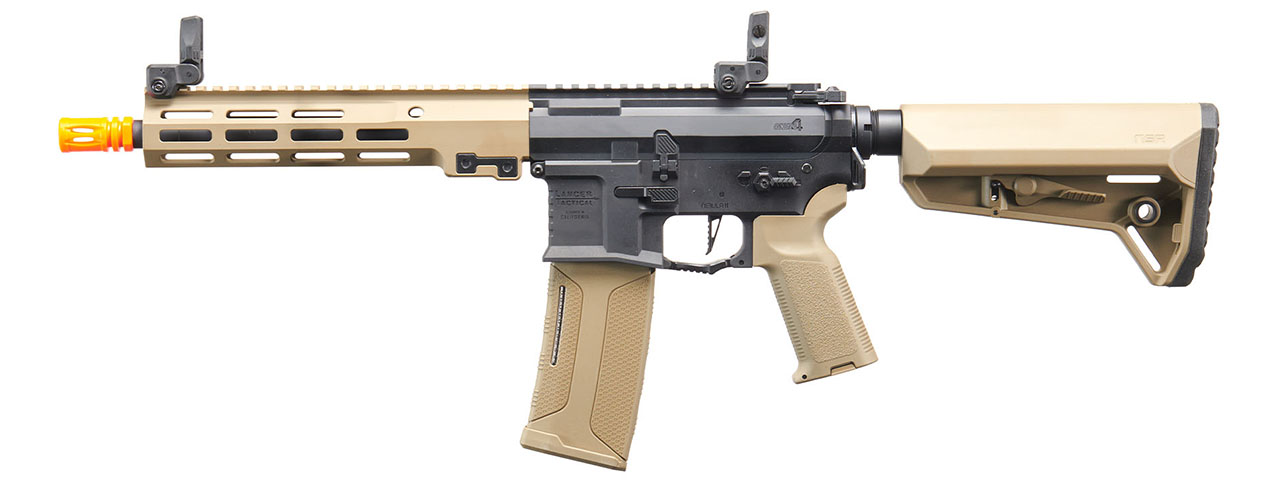 Lancer Tactical Gen 4 Stalker 10" M4 AEG Airsoft Rifle - (Tan)
