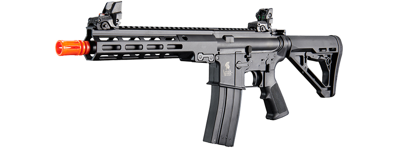 Lancer Tactical Block 3 9.5" Gas Blowback Polymer Airsoft Rifle w/ MLOK Rail by Golden Eagle - (Black)