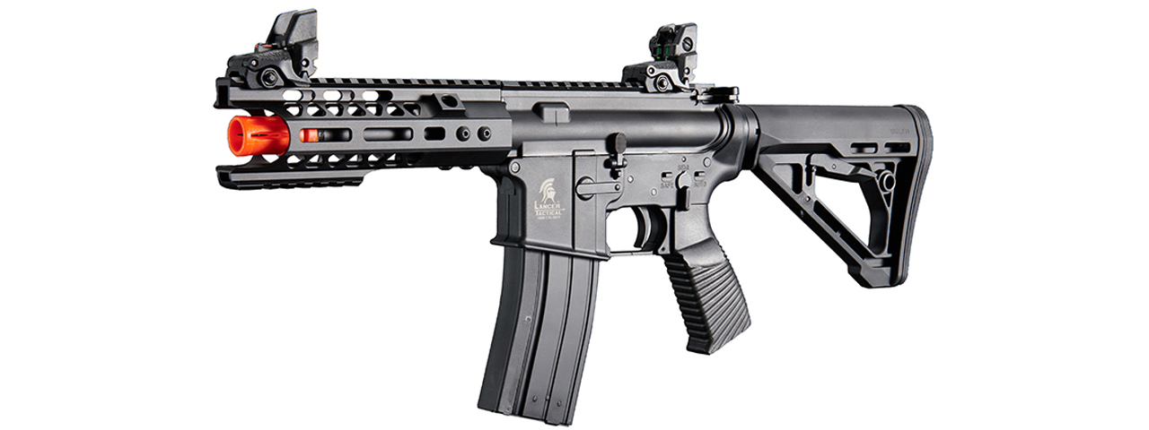 Lancer Tactical Wirecutter M4 Shorty 7" Gas Blowback Polymer Airsoft Rifle w/ MLOK Rail by Golden Eagle - (Black)