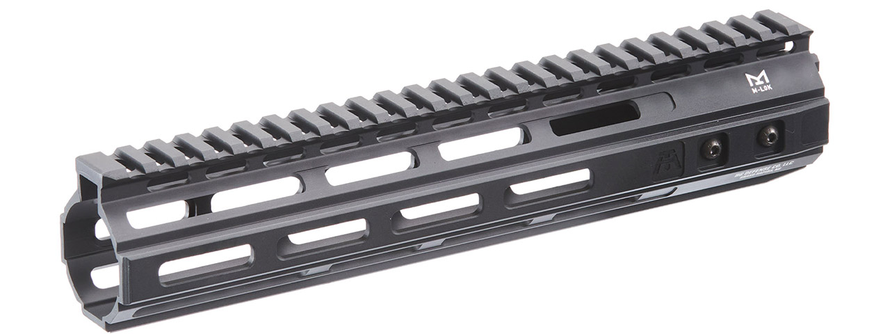 BG Defense 10" MK2 Style Full Metal Handguard by Lancer Tactical - (Black)