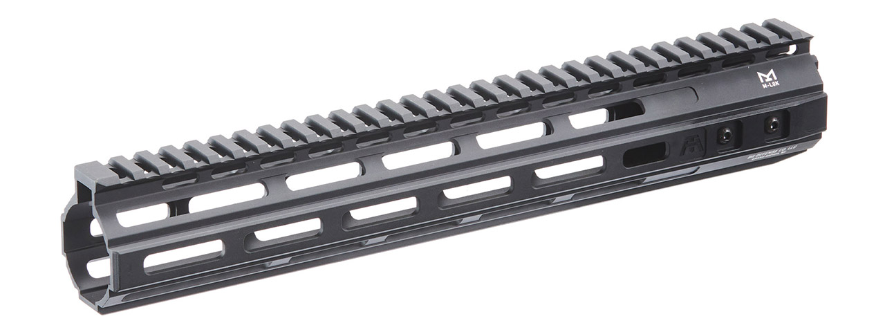 BG Defense 12" MK2 Style Full Metal Handguard by Lancer Tactical - (Black)