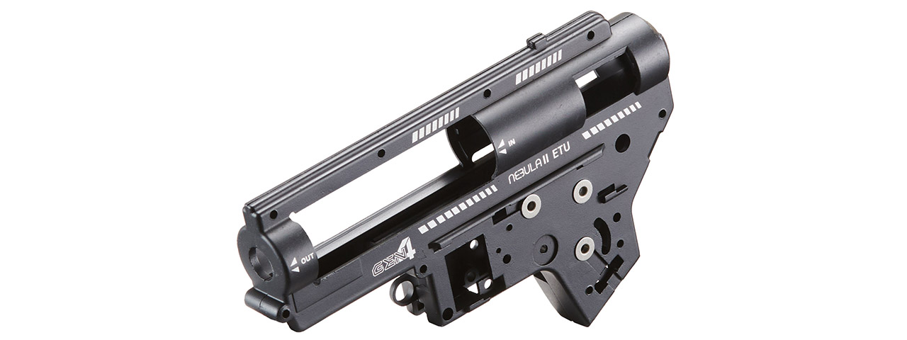 Lancer Tactical CNC Machined Gen 4 Gearbox Shell for M4 AEGs - (Black)