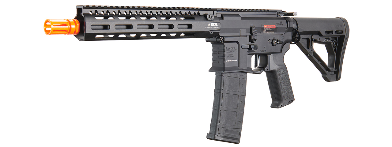 Lancer Tactical Gen 4 Predator SBR AEG w/ BCM Gunfighter 10" Rail System & Nebula II ETU (Black)