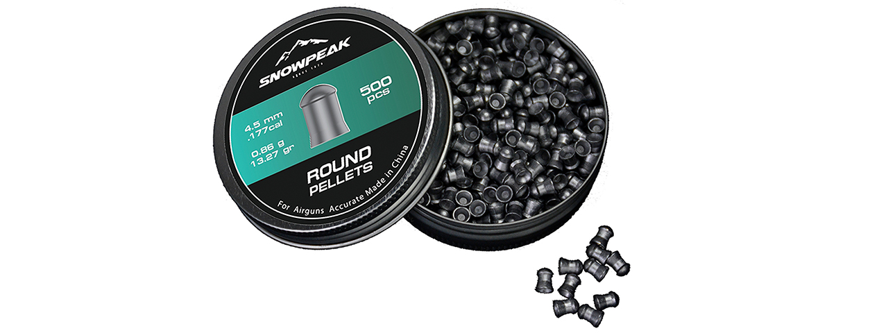 SnowPeak 250CT Max Heavy 4.5MM Caliber Air Gun Pellets (Dome Head)