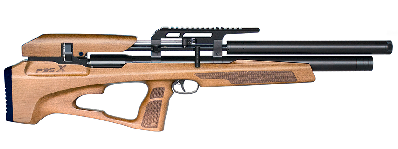 SnowPeak P35X PCP 5.5mm Caliber Air Gun - (Black/Wood)